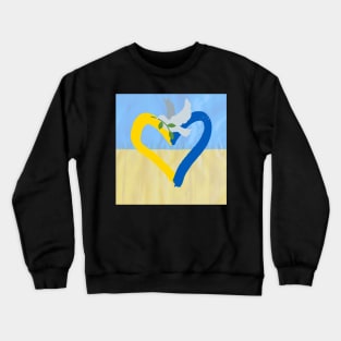 Love Ukraine Peace Crewneck Sweatshirt